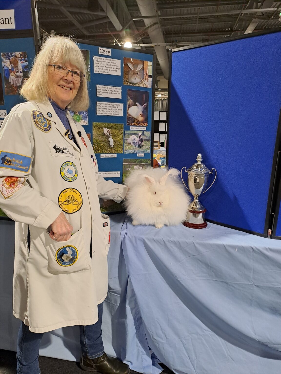 Angora show at Bradford 2026 - UK National Angora Rabbit Club